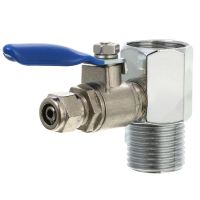 1pcs RO Feed Water Adapter 1/2 to 1/4 Ball Valve Tee Connector Valve Faucet Tap Plumbing Tool