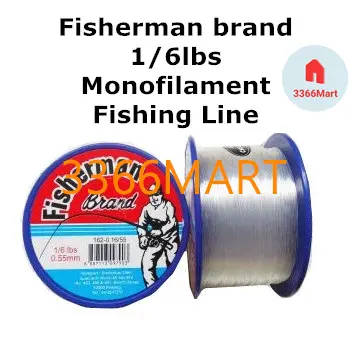 3366 Fisherman 1/6lbs Monofilament Fishing Line / Tali Tangsi Pancing