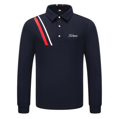Master Bunny Amazingcre Titleist SOUTHCAPE UTAA Callaway1 Honma DESCENNTE❦▣◄  Golf clothing long-sleeved mens casual clothing golf T-shirt sports quick-drying breathable polo shirt