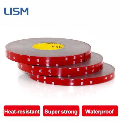 Powerful Double Side Acrylic Foam Tape Heat-resistant Waterproof VHB Auto Adhesive Tape For Car Crafting Office Home Decoratron Adhesives  Tape