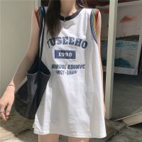 ✚۩  【2023】【Hot】เสื้อยืดกีฬาบาสเก็ตบอลแขนกุดทรงหลวมสไตล์อเมริกันสําหรับสตรี