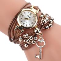 2020 Womens Watch Bracelet Watch Ladies Fashion Womens Watches Leather Circle Band Gold Dial Quartz Wristwatches Reloj Mujer