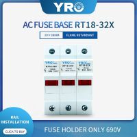 【Quality】 Tolsen Tools mall ฐานฟิวส์ฟิวส์10x38MMfuse ฟิวส์690V 1ชิ้น32A LED ฟิวส์ AC ฐาน R015กับ RT18-32X 3P เท่านั้น