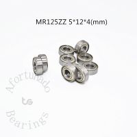 Miniature Bearing 10pcs MR125ZZ 5*12*4(mm) free shipping chrome steel Metal Sealed High speed Mechanical equipme Axles  Bearings Seals