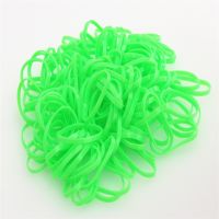 【hot】ஐ▪♠  quality 901 Fluorescent green Rubber Band Elastic Rope  child Tie Hair Styling Tools Students School Supplies