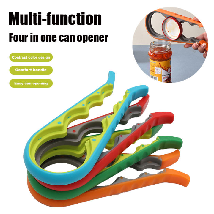 Creative Bottle Opener Multifunctional Four-in-one PP Non-Slip