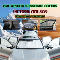 hot【DT】 Car Coverage Sunshades Vitz Yaris XP90 2006 2011 2010 Anti-UV Window Sunshade Cover Accessories