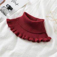 ❈  2-8T Baby Girls Neckwarmer Knitted Cotton/acrylic Snood Fake Sweater Collar Winter Warm Cute Turtle Neck Scarf Freeshipping