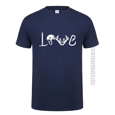 Love Climb Equipment T Shirt Men Cotton Climbing Mountain Tshirts Man Camisetas Gift