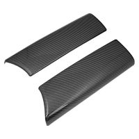 Car Styling Carbon Fiber Stowing Tidying Armrest Box Protect Stickers Covers for Mercedes Benz E Class W213 2016-2019