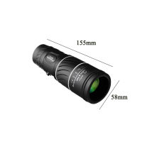 Portable 16 X 52 High Over Binoculars escope Monocular 66 8000M Plastic Binoculars Outdoor Black Outdoor Sports escope