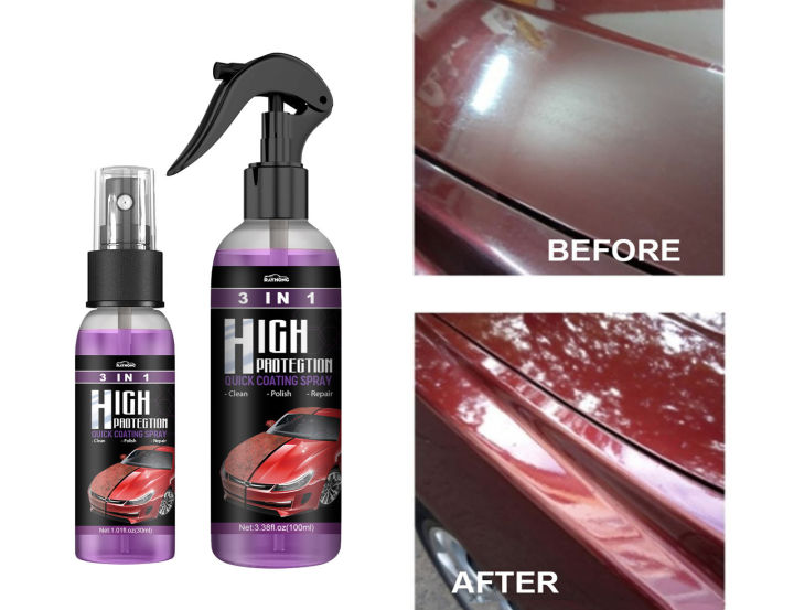 3 in 1 High Protection Fast Car Paint Spray Self Cleaning Coating D-260