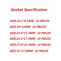 60pieces Sealing gaskets for automotive air conditioning systems, expansion valve gaskets, head gaskets, compressor gaskets