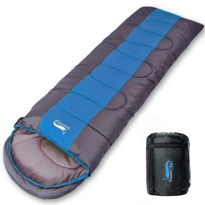 【 ส่งของฟรี】 KWK186 ถุงนอน DESERT FOX สำหรับสายแคมป์ Camping ถุงนอนน้ำหนักเบา 4 Season Warm &amp; Cold Envelope Backpacking