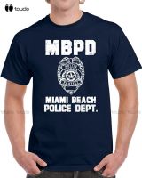 Short Sleeves Miami Beach Police Department Dept Mbpd Officer Inspired Custom City T Shirts