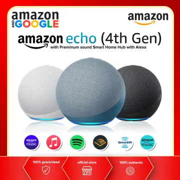 Echo (4th Gen) - Smart Home Hub with Alexa - Glacier White
