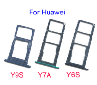 ถาดใส่ซิมกระเป๋าเก็บบัตรสำหรับ Huawei Y6S Y9S Y7A