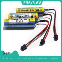 2023 (Gratis Ongkir)✔แบตเตอรี่ ER6V ของ Mitsubishi 3.6V/ER6VC119A/ER6VC119B ระบบ M70ของ Mitsubishi M64แบตเตอรี่ CNC