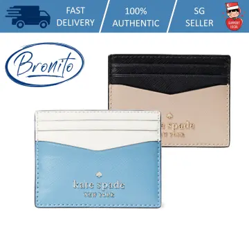 Shop kate spade new york 2023 SS Plain Leather Folding Wallet