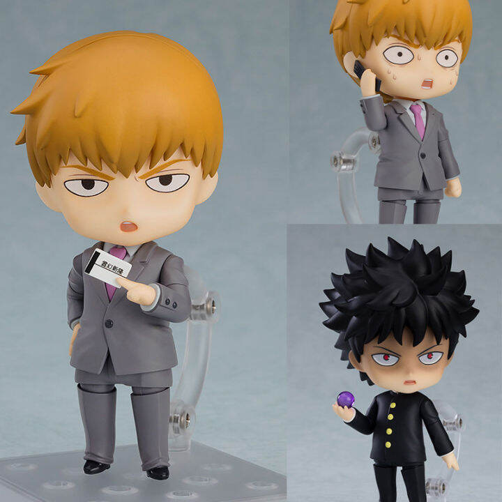 10CM Mob Reigen Arataka Anime Figure Mob Psycho 100 Kawaii Action Figure  Kageyama Shigeo Figurines Collection PVC Model Toy Gift