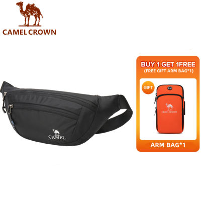 CAMEL CROWN กระเป๋าคาดเอว คาดอกลําลอง อเนกประสงค์ น้ําหนักเบา จุของได้เยอะ เหมาะกับการพกพาเดินทาง เล่นกีฬา สําหรับผู้ชาย และผู้หญิง