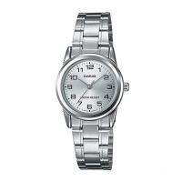 Casio LTP-V001D-7BUDF Silver Watch LTPV001D-7B LTP-V001D-7B สำหรับผู้หญิง