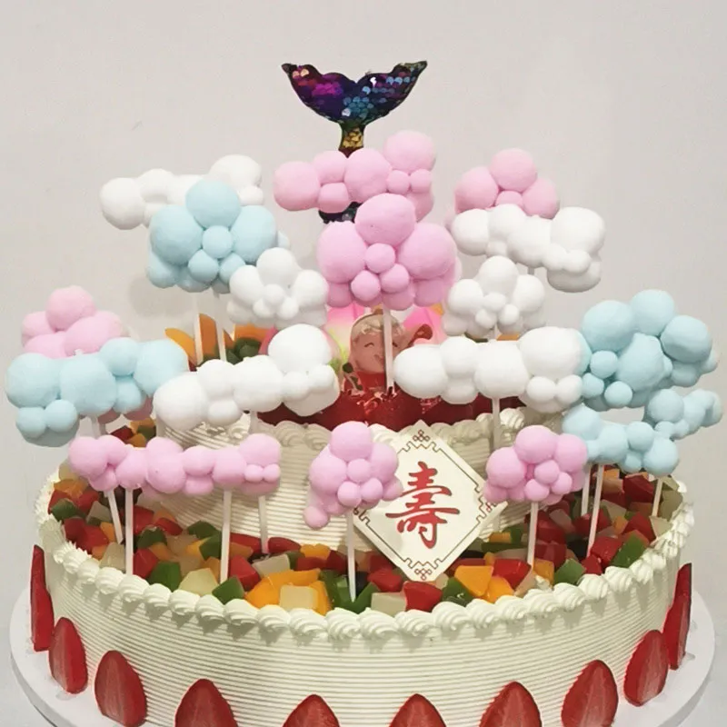 Gluten Free Rainbow Clouds Cake – Didi Cakes