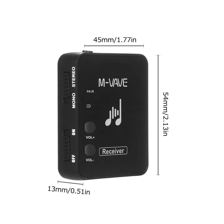 MVAVE WP10 2.4GHz Wireless Inear Monitor System Rechargeable