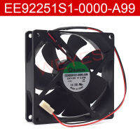 Free shipping EE92251S1-0000-A99 DC 12V 2.0W 90x90x25mm Server Cooler Fan