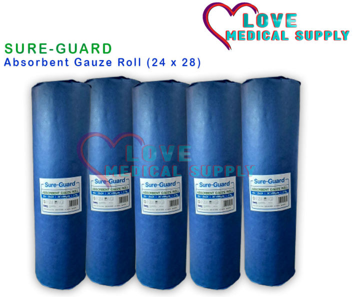 Sure Guard Absorbent Gauze Roll (24 x 28) | Lazada PH