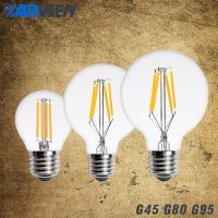 G80หลอดไฟ LED เอดิสัน G45แก้ว G95 4W โบราณ KARWEN Bulb LED 8W Filled 220V Bombillas 6W หลอดไฟ E27โบราณ