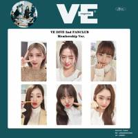 6PCS/set IVE 2nd Fanclub Yujin Gaeul Wonyoung LIZ Rei Leeseo LOMO card postcard photo collection