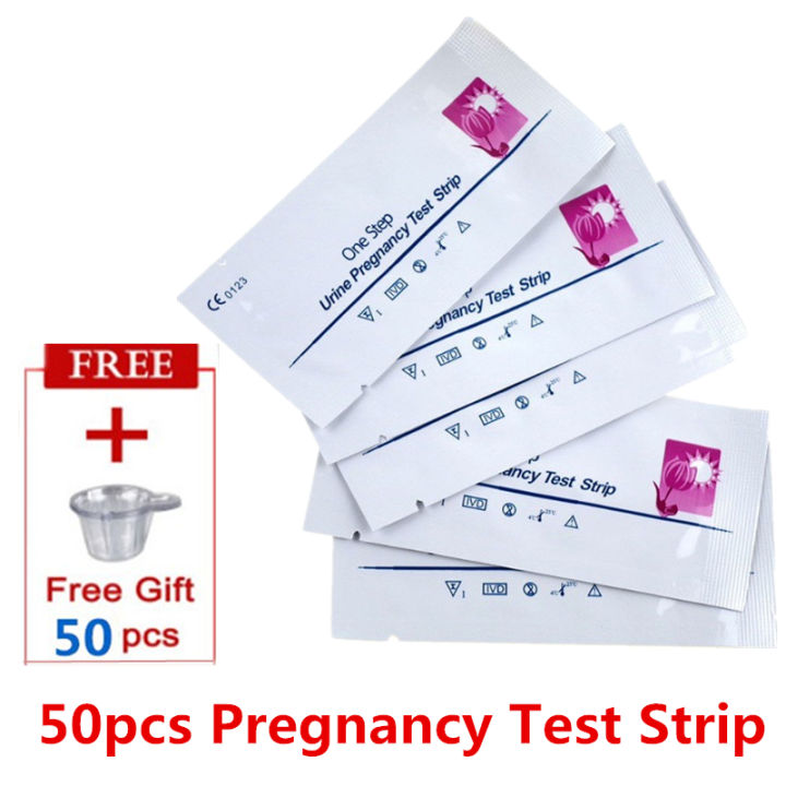Early Pregnancy Test Strip (50pcs) + FREE 50pcs Urine Cups