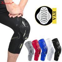 [Rear Waves]1ชิ้น BasketballKnee Pads Protector การบีบอัดขา SleeveFoam Brace Kneepad วอลเลย์บอล ElbowPlus ขนาด