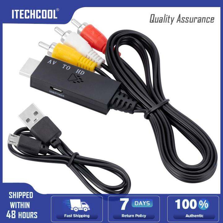 To RCA AV Adapter Cable Settop Box To TV