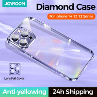 【2023wartJoyroom Clear Plating Case For a Phone 14 13 12 Pro Max Full Cover Shockproof Soft TPU Mobile Phone Cover For a Phone 13 Case