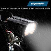 LED Beads 800LM Mountain Bike Headlight Bike Light 5V-48V Bicycle Front Lights Lamp Night Warning Floodlight Outdoor Cycling