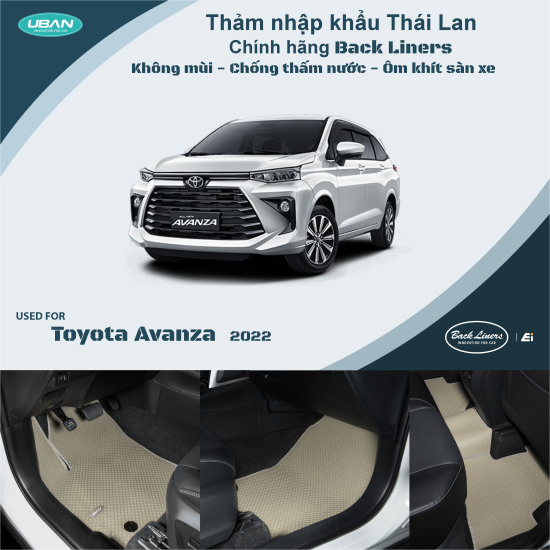 Thảm lót sàn ô tô uban xe toyota avanza premio 2022 - nhập khẩu thái lan - ảnh sản phẩm 1