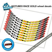 2016 NOTUBE SRACE GOLD Bike ล้อสติกเกอร์ MTB ล้อขอบสติกเกอร์ Decals เหมาะสำหรับ29นิ้วใช้ NOTUBE จักรยานสติกเกอร์