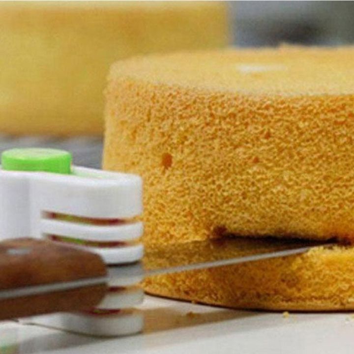 เค้กพลาสติกที่ตัดขนมปังเกรดอาหาร5ชั้น2ชิ้นเครื่องแยกขนมปังตัดที่หั่นขนมปังเครื่องตัดขนมปังอบเค้ก