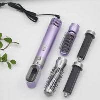 [ RS Store ] Multifunctional 5-in-1 Negative Ion Hair Dryer Household Fantastic Curling Iron Hair Styling Fluffy Wet and Dry Dual Use Curling Comb