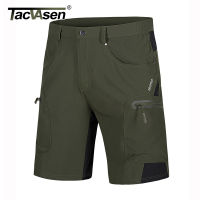 TACVASEN Men Summer Outdoor Shorts Quick Dry Knee Length Hiking Fishing Running Shorts Lightweight Multi-Pockets Workout Shorts