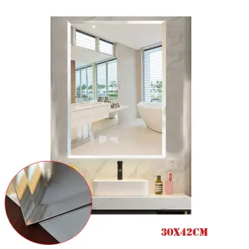 Removable Mirror Wall Sticker Self Adhesive Mirror Sheets DIY Home