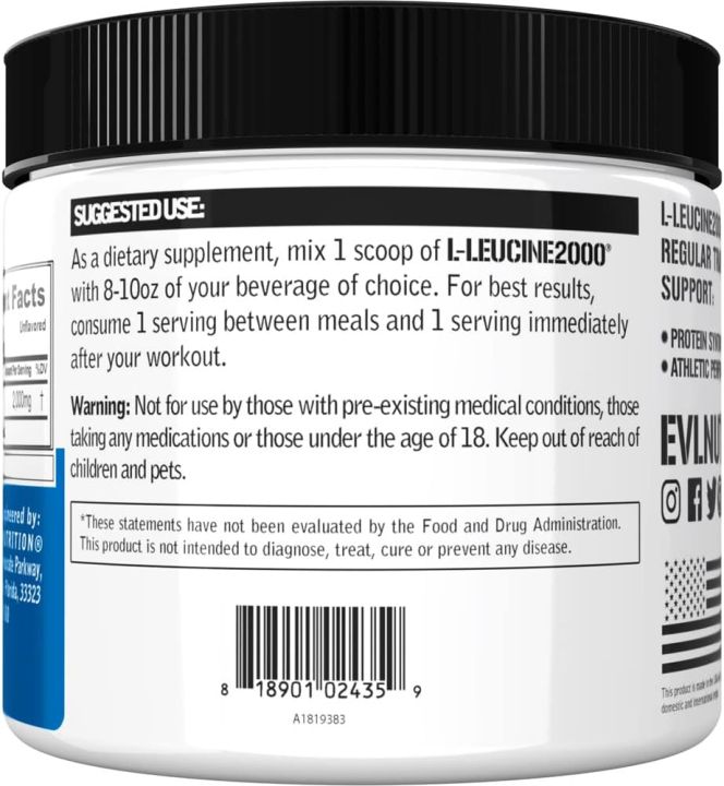 evl-l-leucine-2000-unflavored-200g-100servings-ลูซีนระดับพรีเมี่ยม