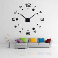 ZZOOI new fashion  diy home decoration wall stickers mirror effect Europe style still life quartz living room Affordable  wall clock