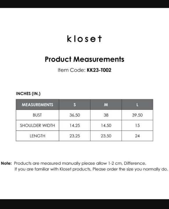 kloset-kk23-t002-kloset-logo-t-shirt-เสื้อยืด-เสื้อkloset-เสื้อผู้หญิง