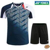 นิวเจอร์ซีย์คุณภาพสูง sport shirt 【HOT SALE】❀ jersey Baru Badminton Ball Suit Lelaki dan Wanita Pendek Sleeve Sportswear Sweat-Absorbent bernafas Pantas Pantas Pantas Pakaian Panjang