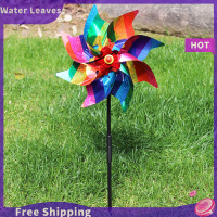 Water Leaves ผู้ผลิตนก pinwheels สะท้อนแสง sparkly BIRD deterrent Windmill ป้องกัน Garde