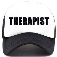 HIGH QUALITY THERAPIST Mesh Cap Net Cap Trucker Hat Baseball Cap