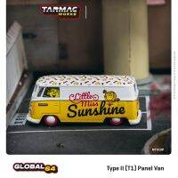 ชุดของเล่นขนาดจิ๋วสำหรับรถตู้ Miss Sunshine ทำจากแผง T1ประเภท1:64ชุดโมเดลรถยนต์ของเล่น